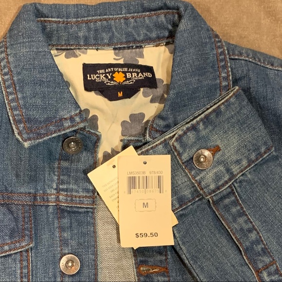 NWT Lucky Brand Girls Jean Jacket sz S & M avail. - Picture 5 of 7